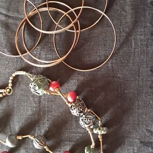 Necklace and bracelets